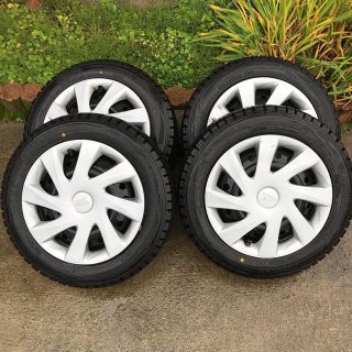 ダンロップ(DUNLOP)の155／65r14  スタッドレス(タイヤ・ホイールセット)