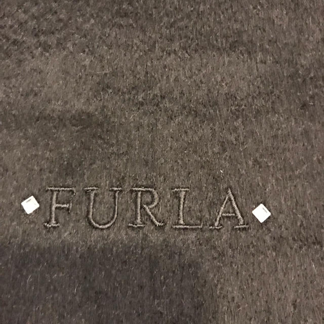 Furla(フルラ)のフルラ  黒マフラー レディースのファッション小物(マフラー/ショール)の商品写真