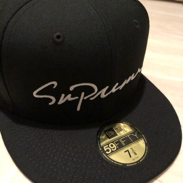 訳アリ 18aw supreme script newera 7 1/2