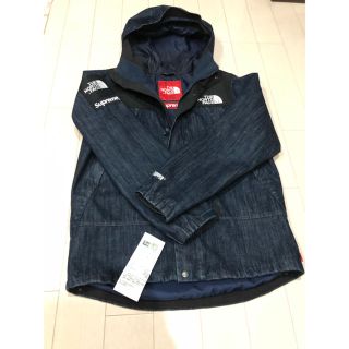 シュプリーム(Supreme)のSupreme North Face Denim Dot Shot Sサイズ(マウンテンパーカー)