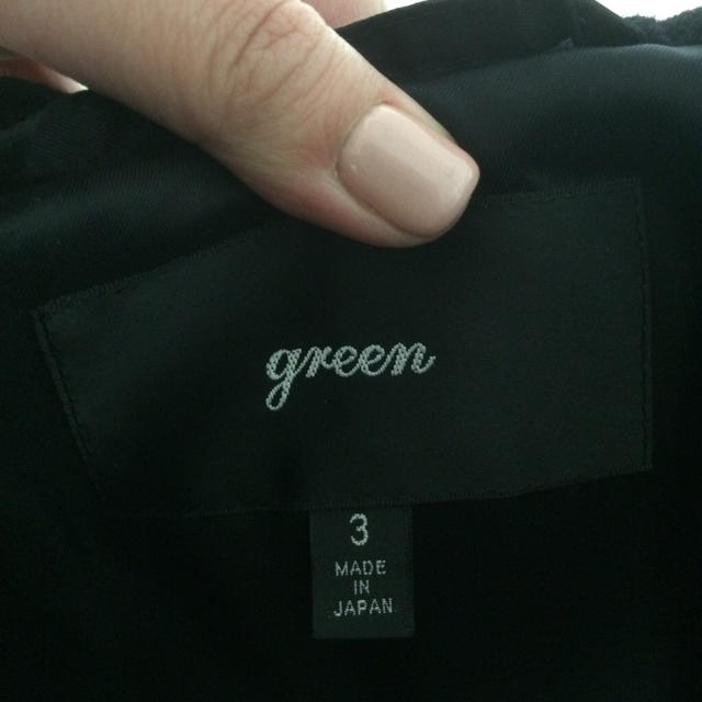 green(グリーン)のgreen ダッフルコート レディースのジャケット/アウター(ダッフルコート)の商品写真