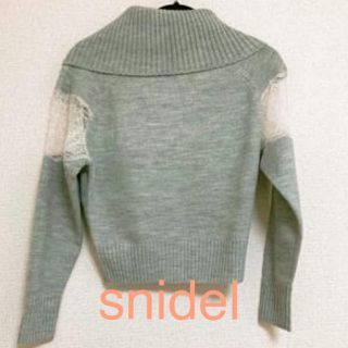 スナイデル(SNIDEL)のcoo様 専用☆ snidel 袖レース ニット ☆(ニット/セーター)