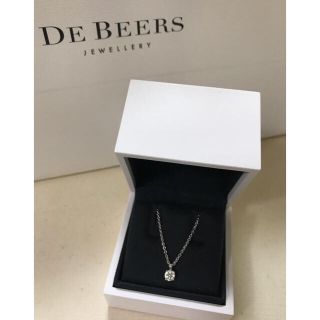 デビアス(DE BEERS)の極美品！《デ・ビアス》ダイヤモンド ペンダント(ネックレス)