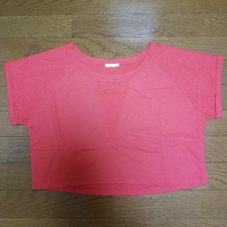 ジーユー(GU)の[レモネ 様専用]ショート丈　半袖Tシャツ　2枚(Tシャツ(半袖/袖なし))