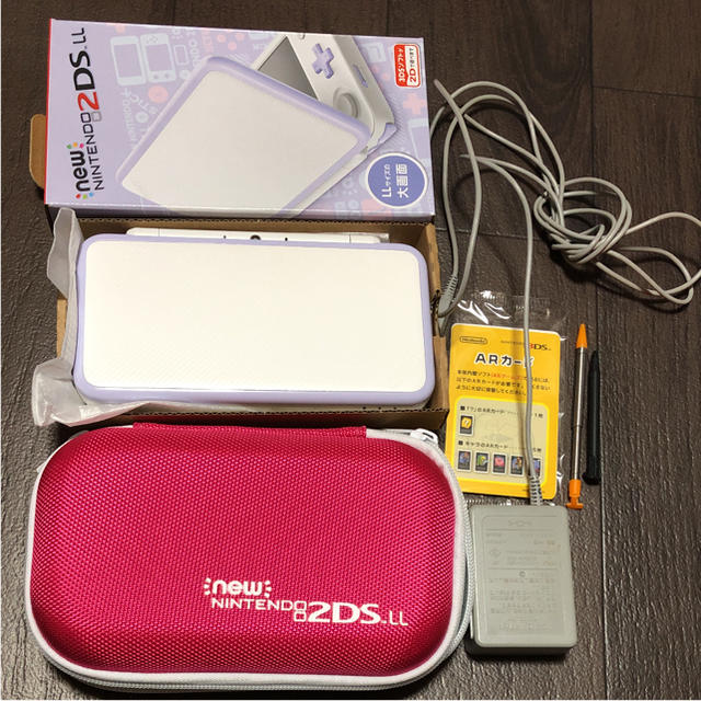 値下げ new 2DS LL ハードケース 別売りタッチペン付き 美品エンタメ/ホビー