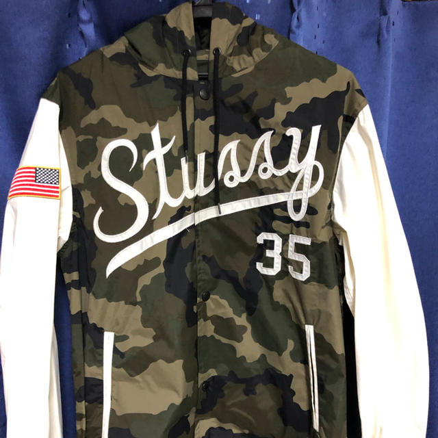 stussy ジャケット カモ