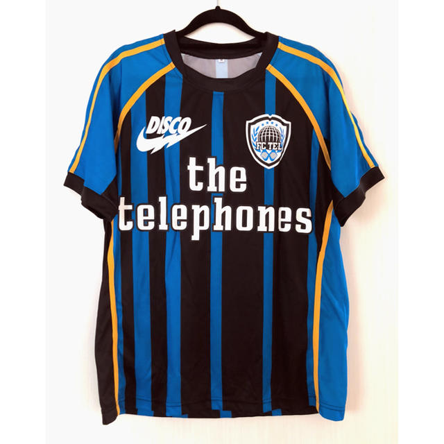 the telephones  テレフォンズ サッカーシャツ エンタメ/ホビーのタレントグッズ(ミュージシャン)の商品写真