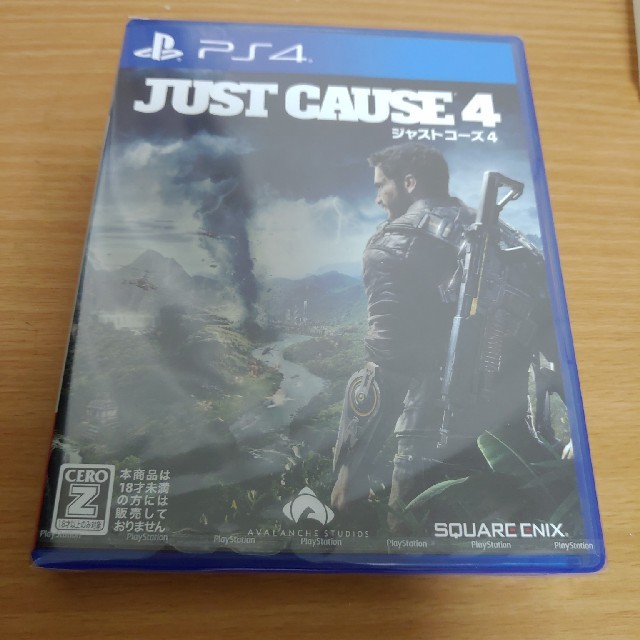 新品・未開封　PS4 ジャストコーズ4 JUST CAUSE4  エンタメ/ホビーのゲームソフト/ゲーム機本体(家庭用ゲームソフト)の商品写真