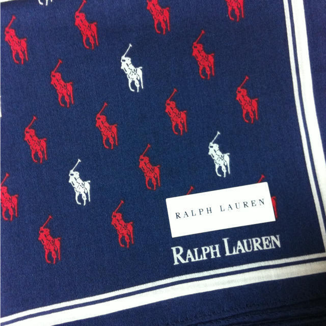 POLO RALPH LAUREN(ポロラルフローレン)のラルフローレン☆大判ハンカチーフ レディースのファッション小物(ハンカチ)の商品写真