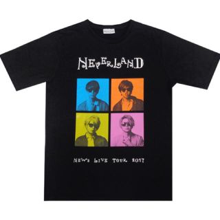 ニュース(NEWS)の【新品未使用】NEWS NEVERLAND ライブTシャツ(アイドルグッズ)