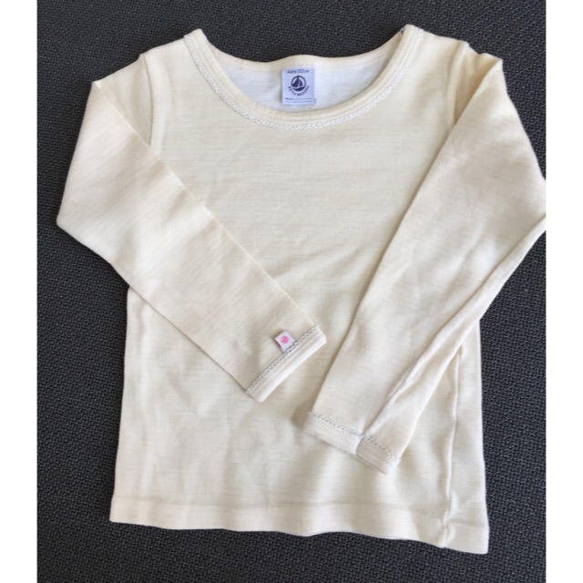 PETIT BATEAU(プチバトー)のPETIT BATEAU プチバトー 裏起毛 肌着 4ans 100 キッズ/ベビー/マタニティのキッズ服女の子用(90cm~)(下着)の商品写真