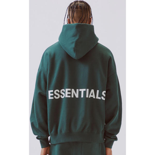 FOG essential hooded green