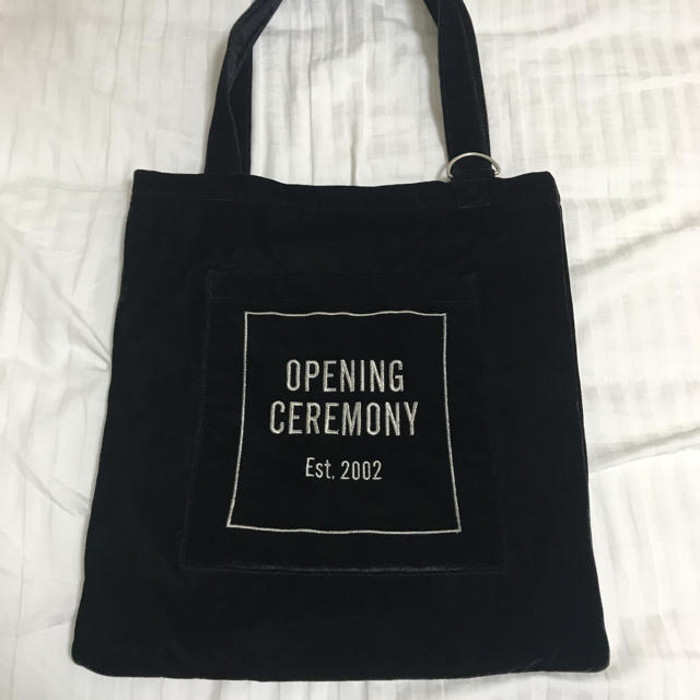 OPENING CEREMONY(オープニングセレモニー)のOPENING CEREMONY ベロアトートバッグ レディースのバッグ(トートバッグ)の商品写真