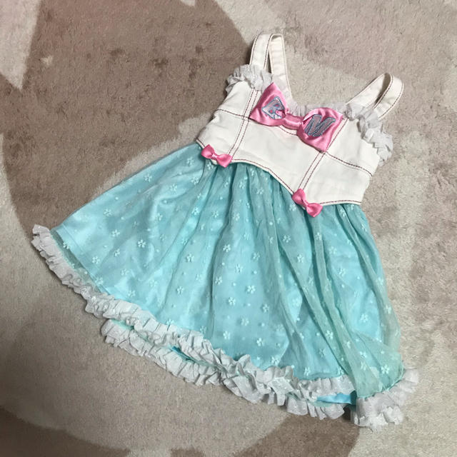 EARTHMAGIC(アースマジック)の切り替えジャンスカ♡専用 キッズ/ベビー/マタニティのキッズ服女の子用(90cm~)(ワンピース)の商品写真