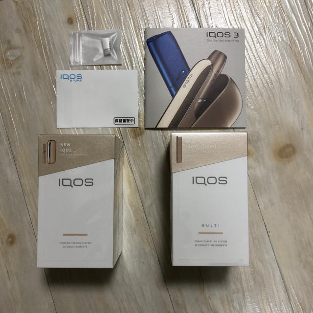 iqos3 アイコス キット マルチ 二台セット ブリリアントゴールド usb