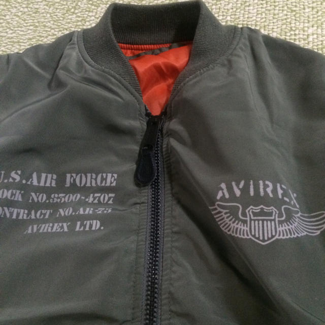 AVIREX(アヴィレックス)のAVIREX上野商会製 MA-1 USAF リバーシブル セージ メンズ M メンズのジャケット/アウター(フライトジャケット)の商品写真