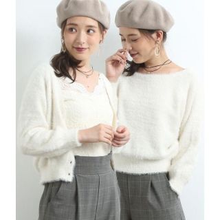 ロペピクニック(Rope' Picnic)のノエル's  shop 様専用 ２WAYフェザーヤーントップス(ニット/セーター)