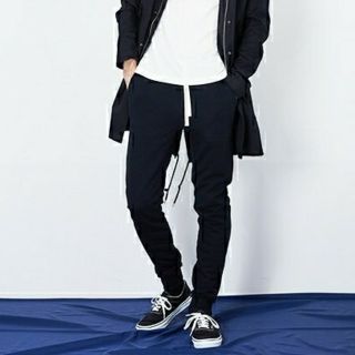 ダブルジェーケー(wjk)のwjk black sweat easy pants(スラックス)