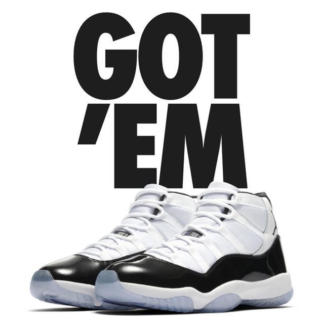 AIR JORDAN 11 CONCORD 28cm