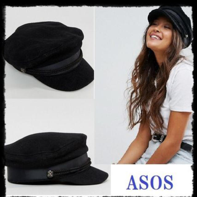 asos(エイソス)のasosクラウンウールキャップ★ レディースの帽子(キャップ)の商品写真