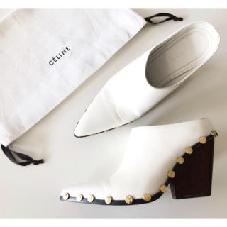 セリーヌ(celine)のセリーヌ お洒落なサボ ブーツ  ブーティ ¥180,000(ハイヒール/パンプス)