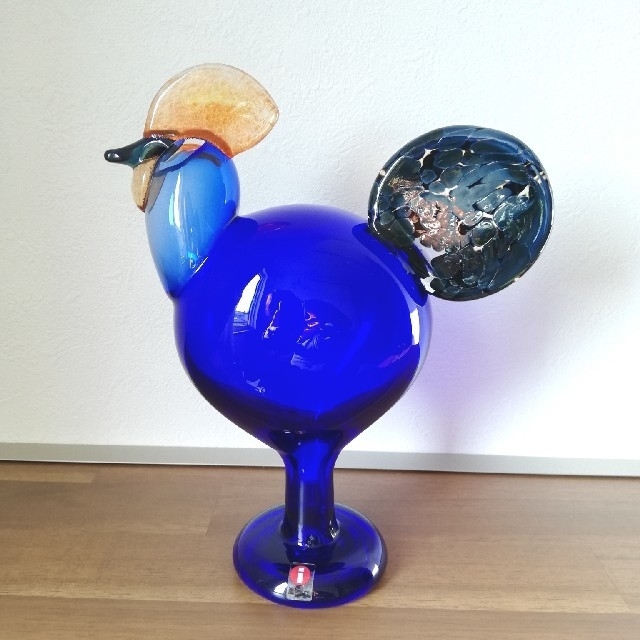 iittala(イッタラ)のイッタラ バード　オイヴァ·トイッカ　juhlakukko rooster エンタメ/ホビーの美術品/アンティーク(ガラス)の商品写真