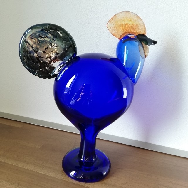 iittala(イッタラ)のイッタラ バード　オイヴァ·トイッカ　juhlakukko rooster エンタメ/ホビーの美術品/アンティーク(ガラス)の商品写真