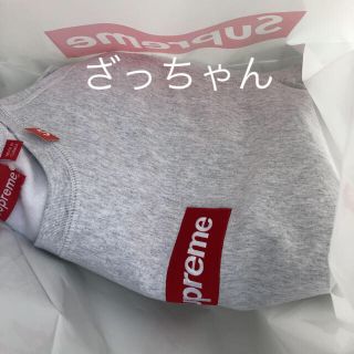 シュプリーム(Supreme)のグレー M Supreme box logo crew neck (スウェット)