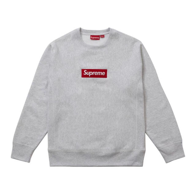 supreme box logo。グレー   S 稀少