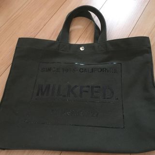 ミルクフェド(MILKFED.)のミルクフェド トートバッグ カーキ(トートバッグ)