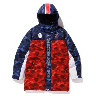 アベイシングエイプ(A BATHING APE)のBAPE PSG DOWNJACKET Lサイズ(ダウンジャケット)