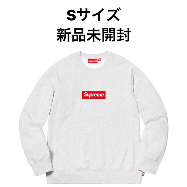 Supreme 18aw BoxLogo Crewneck Ash Grey S