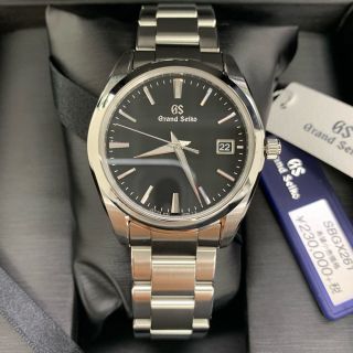 グランドセイコー(Grand Seiko)の新品未使用品 グランドセイコー SBGX261 クォーツ ブッラク 年差10秒(腕時計(アナログ))