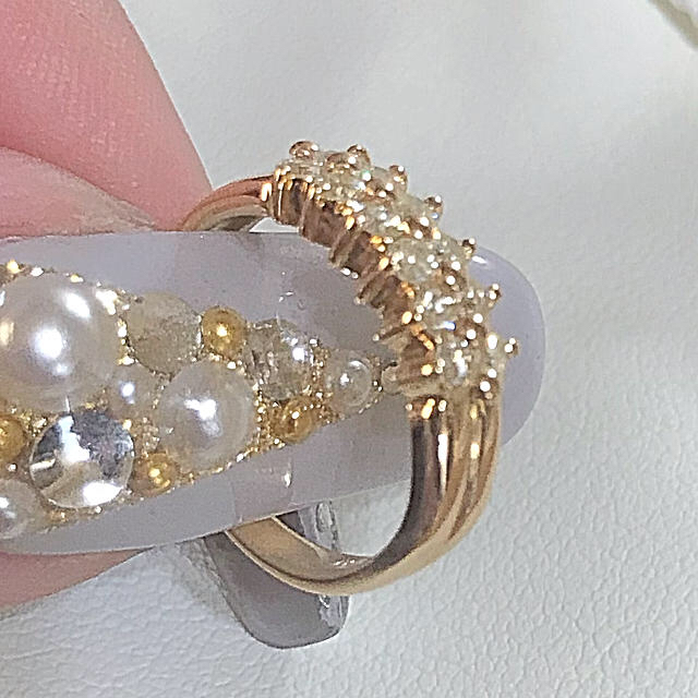 ダイヤモンド リング k18  レディースのアクセサリー(リング(指輪))の商品写真