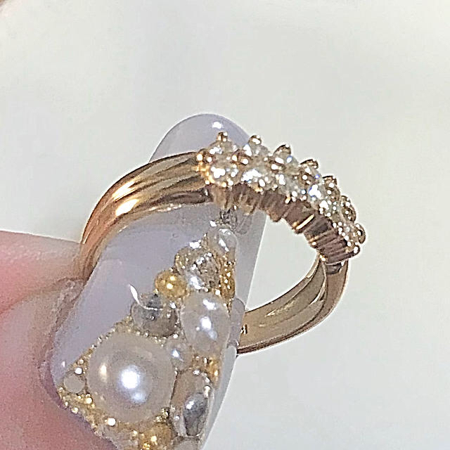 ダイヤモンド リング k18  レディースのアクセサリー(リング(指輪))の商品写真