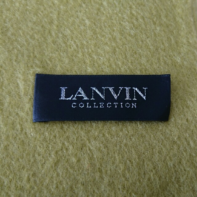 LANVIN COLLECTION(ランバンコレクション)のナミ様 LANVIN カシミアストール ハンドメイドのファッション小物(マフラー/ストール)の商品写真