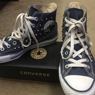 【正規品】値下げCONVERSEハイカット 新品 星条旗柄メンズ27.5cm