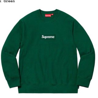 シュプリーム(Supreme)のSupreme box logo シュプリームボックスロゴ クルーネック(スウェット)