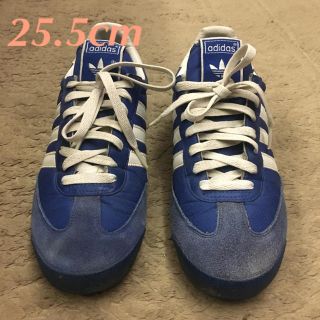 アディダス(adidas)の値下げ★Used★adidas dragon 青 25.5cm(スニーカー)