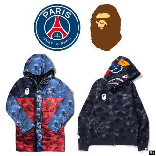 アベイシングエイプ(A BATHING APE)のPSG ベイプ ダウンジャケット(ダウンジャケット)