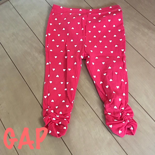 GAP(ギャップ)のGAPベビー💕ハートの綿スパッツ❣️ キッズ/ベビー/マタニティのベビー服(~85cm)(パンツ)の商品写真