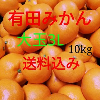 有田みかん🍊３L🍊10キロ箱に満杯🍊送料込み(フルーツ)