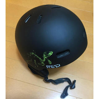ヘッド(HEAD)の★RED キッズ ヘルメット ★スノーボード 53〜55cm(ウエア/装備)