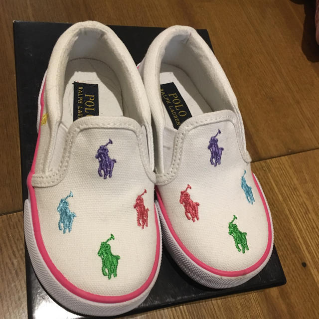 POLO RALPH LAUREN(ポロラルフローレン)のラルフローレン スリッポン キッズ/ベビー/マタニティのキッズ靴/シューズ(15cm~)(スリッポン)の商品写真