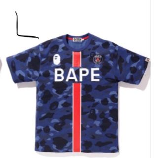 a bathing ape psg  tシャツ