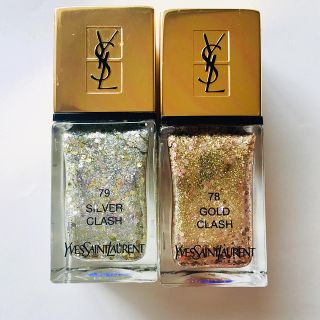 イヴサンローランボーテ(Yves Saint Laurent Beaute)のYSL ララッククチュールシルバー&ゴールド(マニキュア)