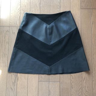 ザラ(ZARA)の値下げ ZARA レザーミニスカート (ミニスカート)