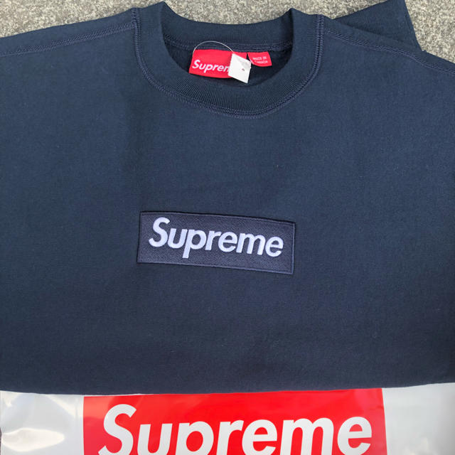 Supreme Box Logo Crewneck Blue ボックス　ロゴ