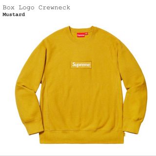 シュプリーム(Supreme)の【自由様専用】Supreme Box Logo Crewneck マスタード(スウェット)