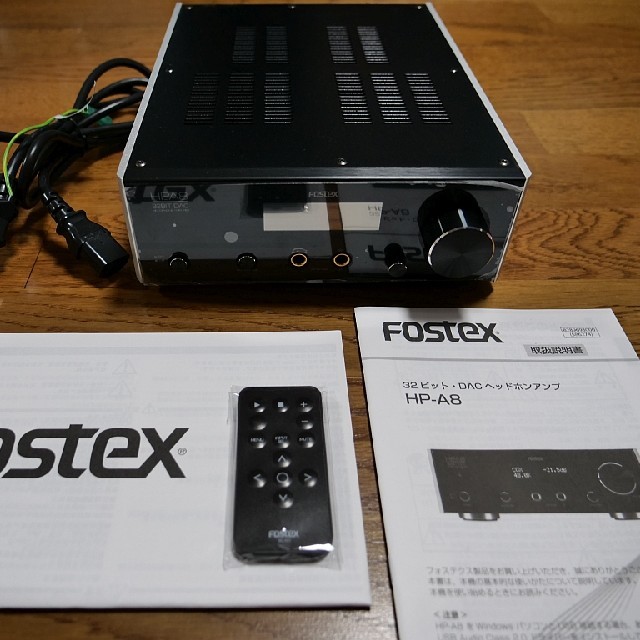 【極美品】　FOSTEX（フォステクス）　HP-A8　ヘッドホンアンプ スマホ/家電/カメラのオーディオ機器(アンプ)の商品写真